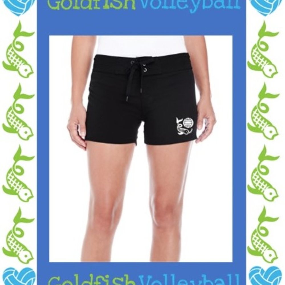 Black Beach Volleyball Boardshorts